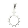 Palais du Rosaire Chapelet Dizainier | Pendentif Dizainier En Argent 20Mm