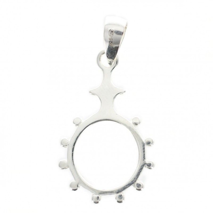 Palais du Rosaire Chapelet Dizainier | Pendentif Dizainier En Argent 20Mm