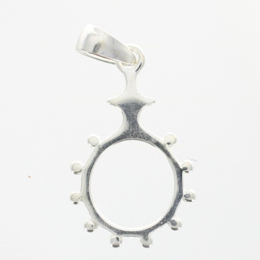 Palais du Rosaire Chapelet Dizainier | Pendentif Dizainier En Argent 20Mm