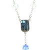 Palais du Rosaire Chapelet Argent | Chapelet De Lourdes En Argent Avec Des Grains En Cristal Swarovski 9Mm
