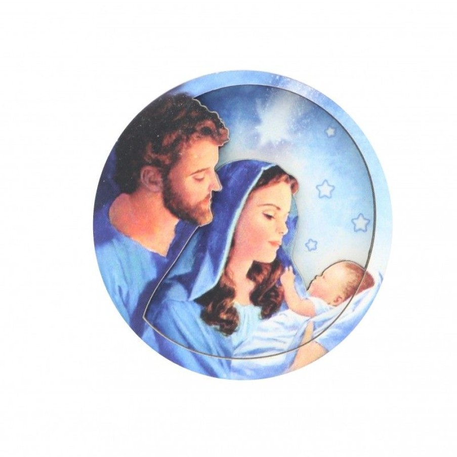 Palais du Rosaire Magnet | Magnet De La Sainte Famille En Bois