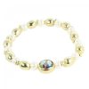 Palais du Rosaire Bracelet Fantaisie | Bracelet Perles Nacrees Et Dorees Apparition De Lourdes