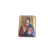 Palais du Rosaire Cadre Religieux | Cadre Religieux Christ Pantocrate Sur Plaque Metal 5X7Cm