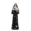 Palais du Rosaire Statue De Sainte Rita | Statue De Sainte Rita Aux Abeilles En Resine Coloree 40 Cm