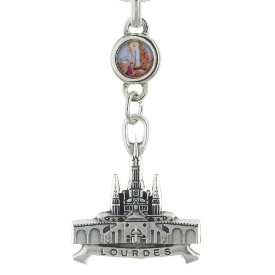 Palais du Rosaire Porte&Cles | Porte-Cles Representant La Basilique De Lourdes