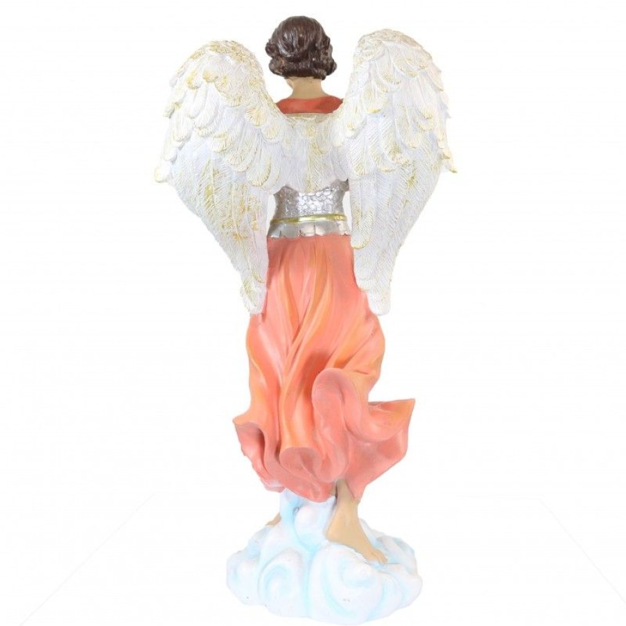 Palais du Rosaire Statue Ange | Statue Saint Raphael De 45Cm En Resine