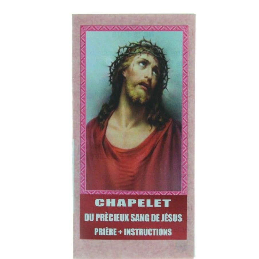 Palais du Rosaire Chapelet Resine | Chapelet Du Precieux Sang De Jesus Avec Un Livret De Priere