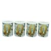 Palais du Rosaire Bougie Votive | Lot De 4 Bougies Votives Notre Dame De Lourdes Avec Priere 6 Cm