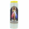 Palais du Rosaire Bougie Neuvaine | Bougie Neuvaine Christ Misericordieux 17,5Cm
