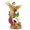 Palais du Rosaire Statue De Saint Michel | Statue De Saint Michel En Resine Coloree 30Cm