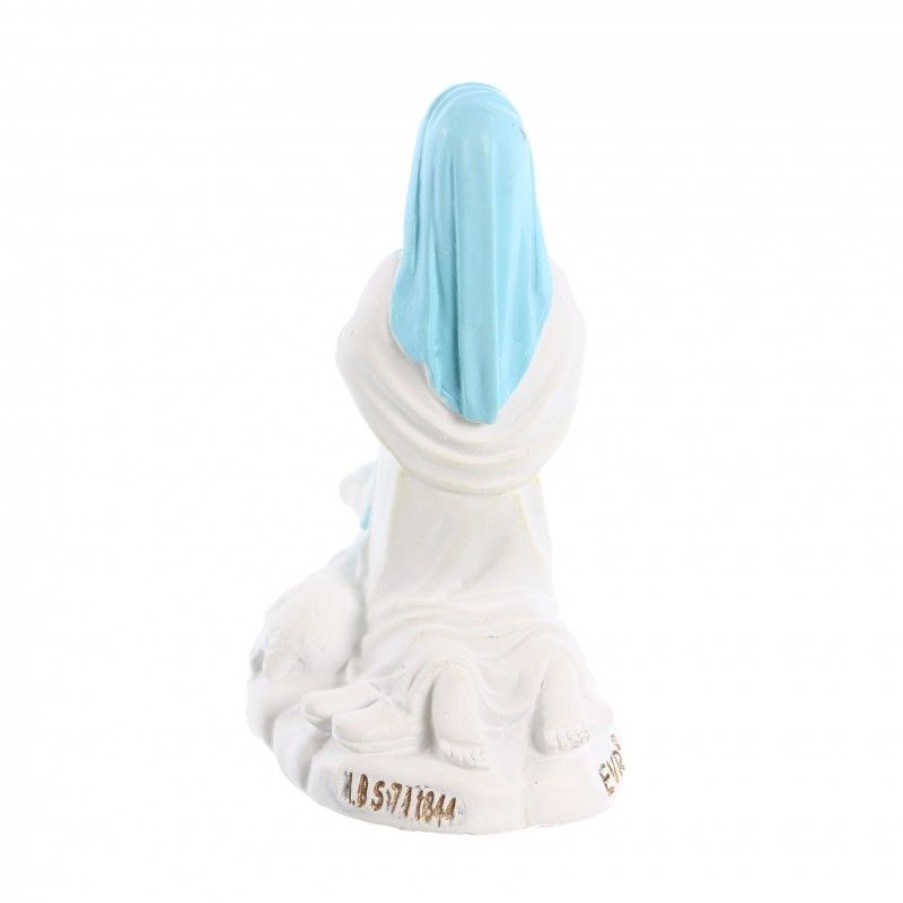 Palais du Rosaire Statue De Sainte Bernadette | Statue Resine De Sainte Bernadette Blanche Et Bleue De 6Cm