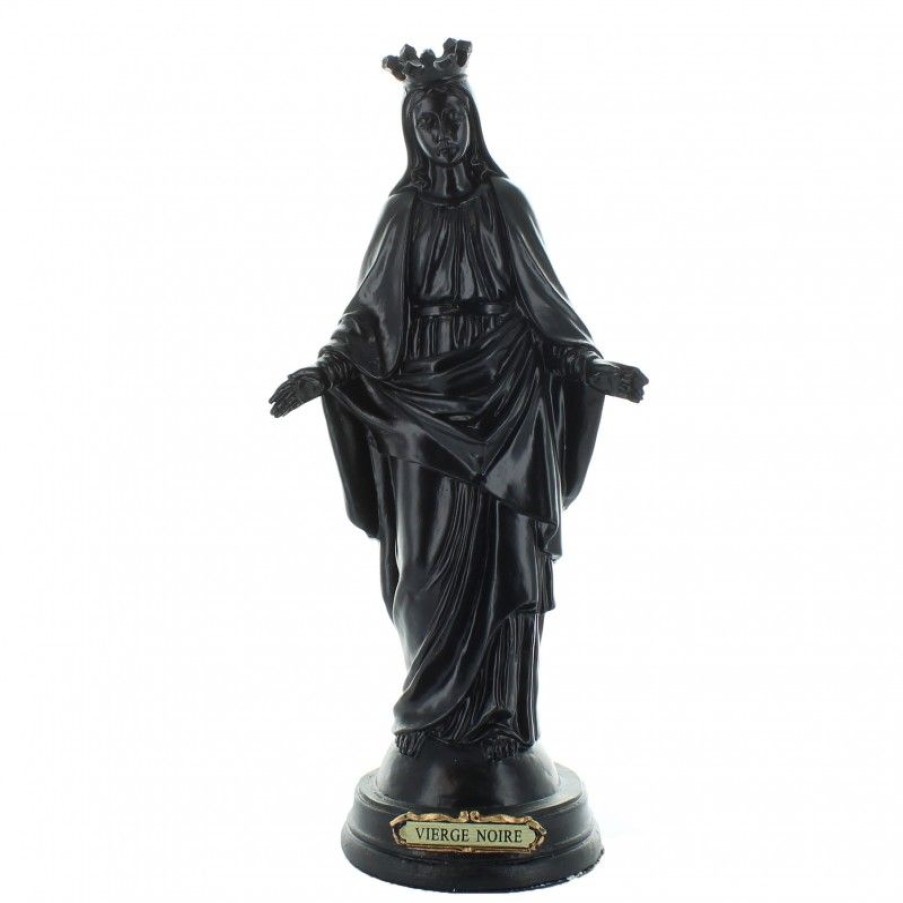 Palais du Rosaire Autre Statue De La Vierge | Statue Vierge Noire En Resine 30Cm