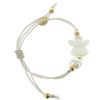 Palais du Rosaire Communion | Bracelet De Communion En Corde Avec Un Ange En Nacre