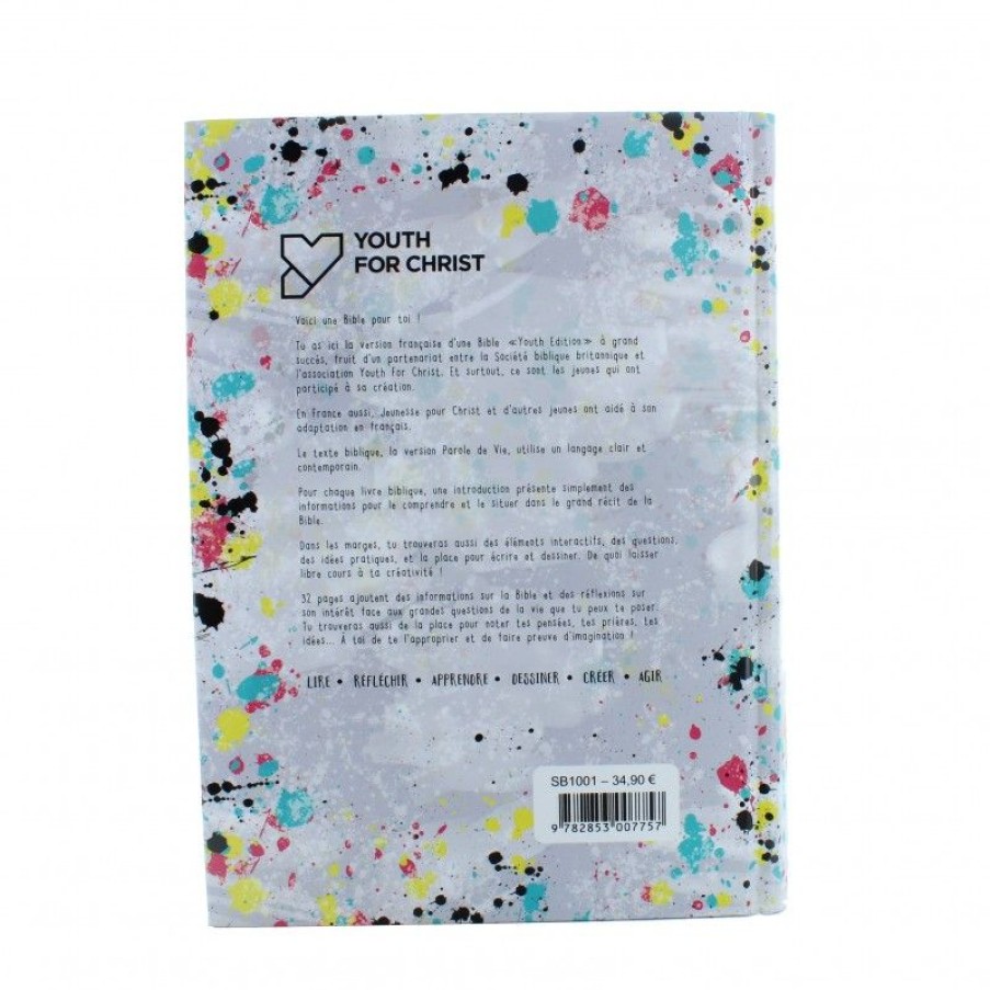 Palais du Rosaire Bible Catholique | Youth Bible, Version Francaise 22,5 Cm