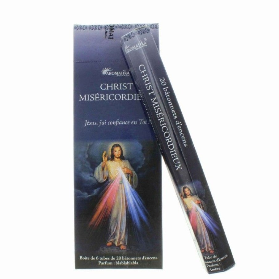 Palais du Rosaire Encens En Batonnets | Encens Religieux Jesus Misericordieux 20 Batonnets