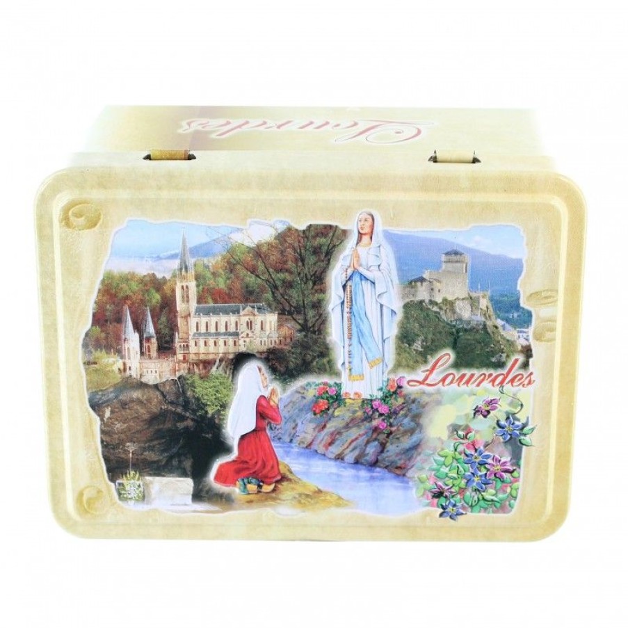 Palais du Rosaire Coffret Gourmand Lourdes | Boite De Galettes De L'Apparition De Lourdes De 120G