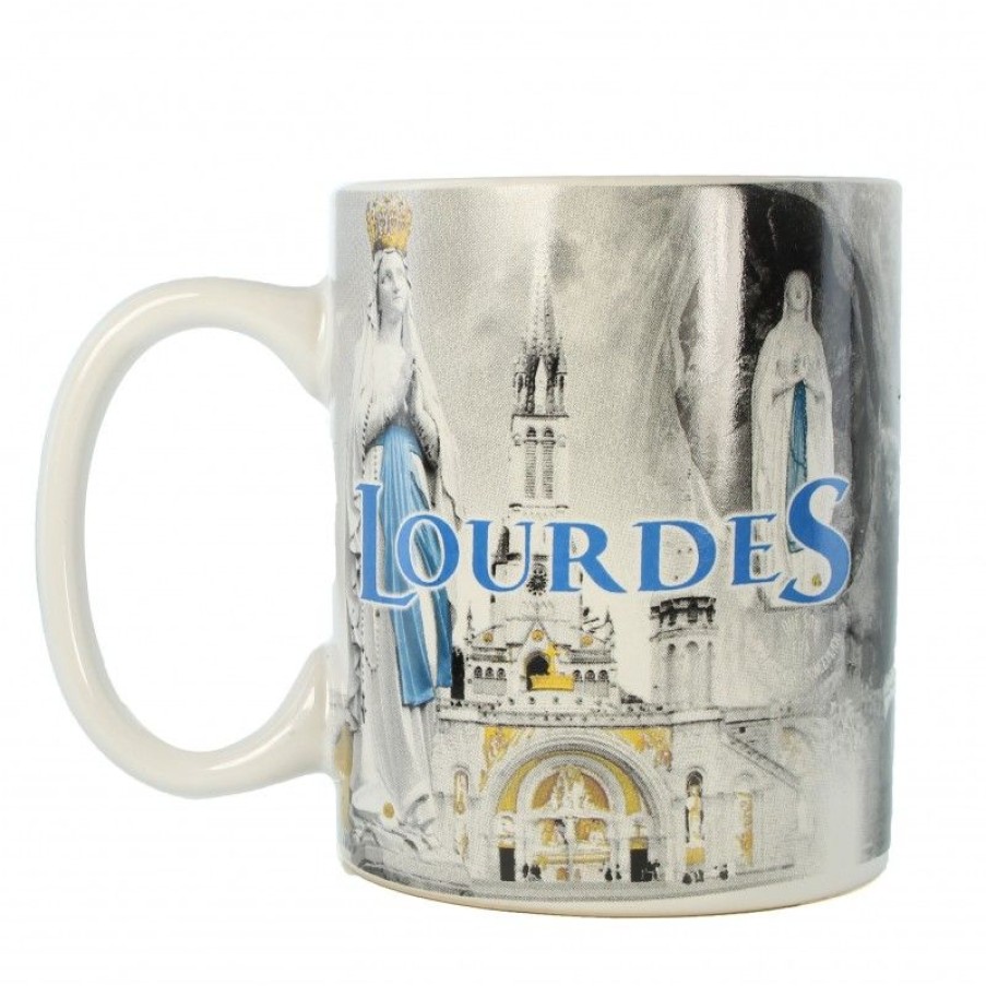 Palais du Rosaire Vaisselle De Lourdes | Mug Avec Illustrations De Lourdes
