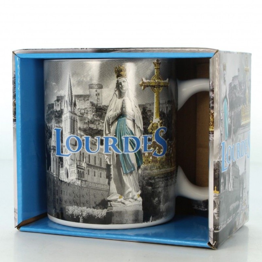 Palais du Rosaire Vaisselle De Lourdes | Mug Avec Illustrations De Lourdes