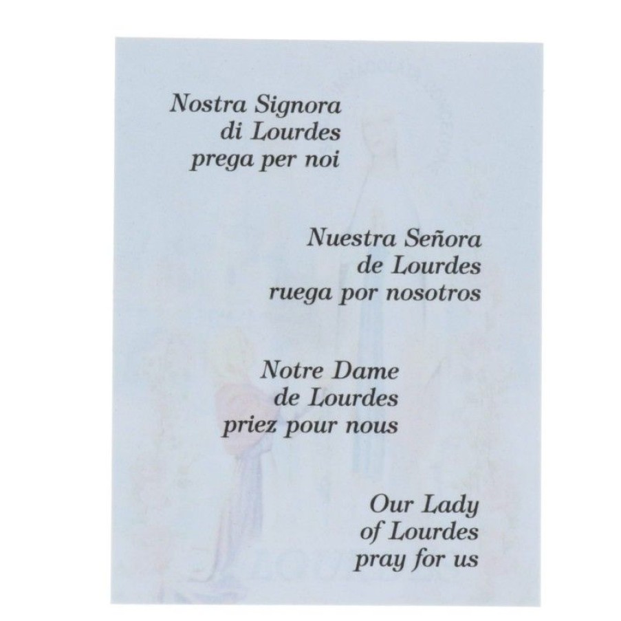 Palais du Rosaire Image Religieuse | Image De Lourdes Avec Prieres, Une Medaille De Lourdes Et Dizainier