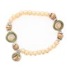 Palais du Rosaire Bracelet Fantaisie | Bracelet De Sainte Therese Avec Perles Translucides