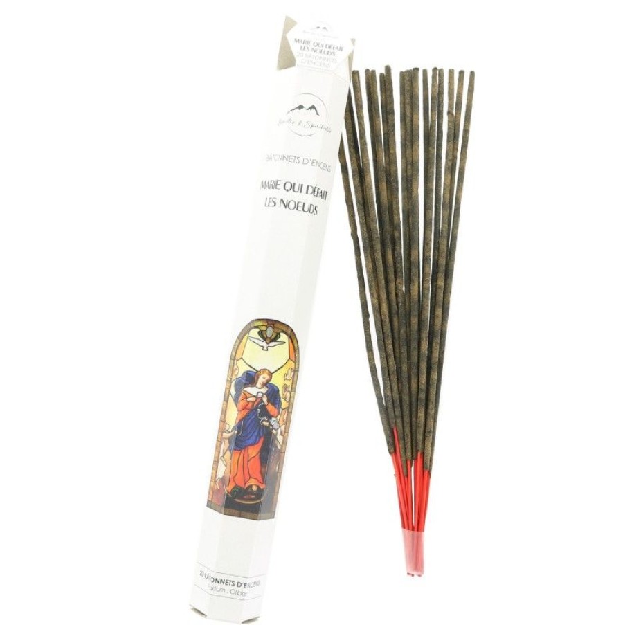 Palais du Rosaire Encens En Batonnets | 120 Batonnets D'Encens De Marie Qui Defait Les Noeuds Et Une Priere
