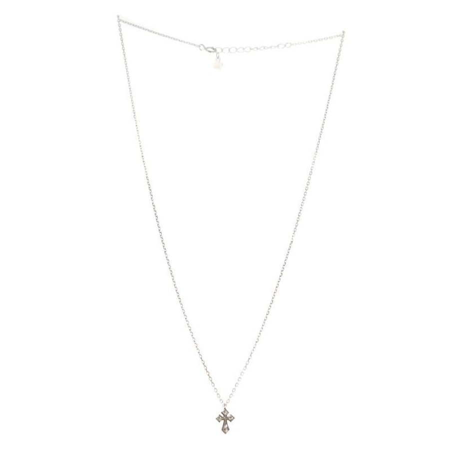 Palais du Rosaire Medaille Et Croix Argent | Croix En Argent Et Strass