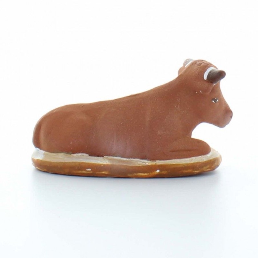 Palais du Rosaire Decoration De Noel | Boeuf : Santon De Provence De 7 Cm, Colore A La Main