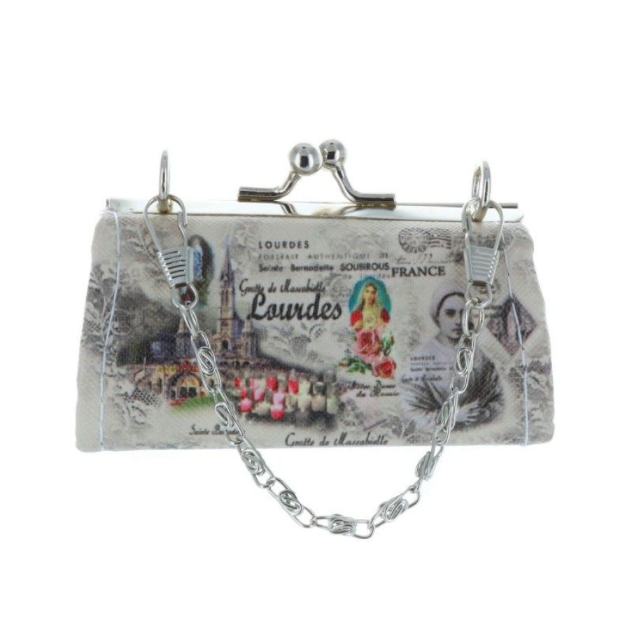 Palais du Rosaire Porte&Feuille | Porte Monnaie Fermoir Retro Et Sainte Bernadette