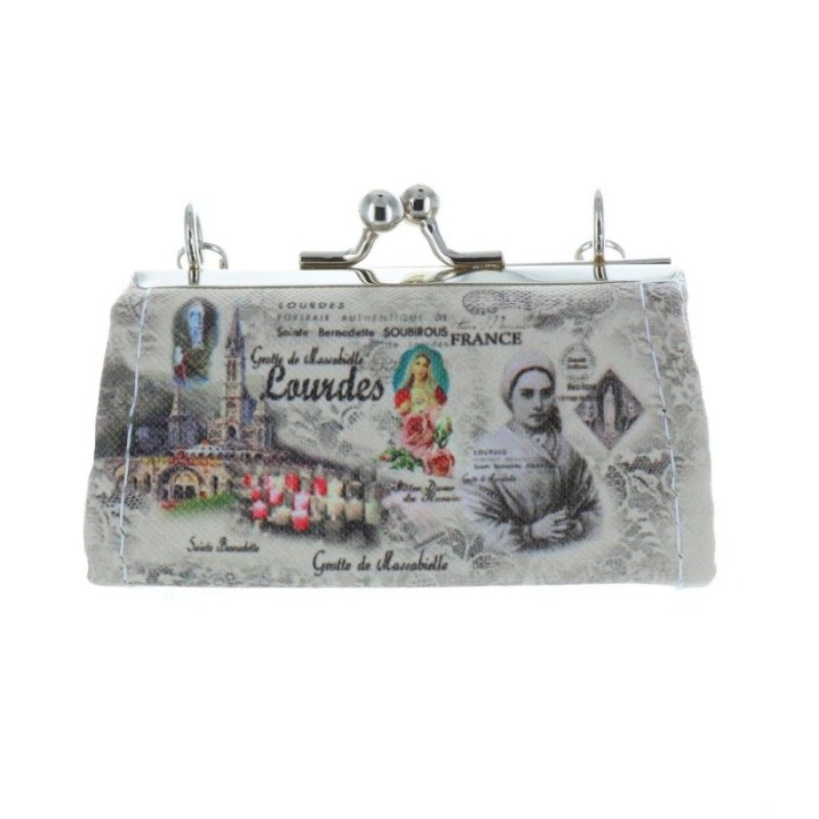 Palais du Rosaire Porte&Feuille | Porte Monnaie Fermoir Retro Et Sainte Bernadette