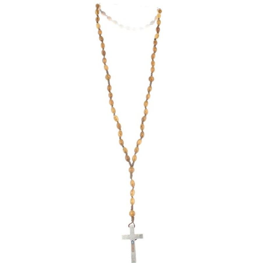 Palais du Rosaire Chapelet Bois | Chapelet En Bois D'Olivier Avec Eau De Lourdes