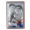Palais du Rosaire Cadre Religieux | Cadre Religieux La Sainte Famille Argente Colore 4 X 6 Cm