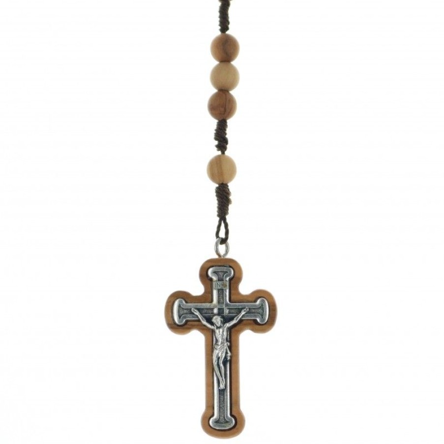 Palais du Rosaire Chapelet Bois | Chapelet De L'Apparition De Lourdes En Bois D'Olivier