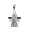 Palais du Rosaire Medaille Et Croix Argent | Pendentif Ange Argent Et Zircon