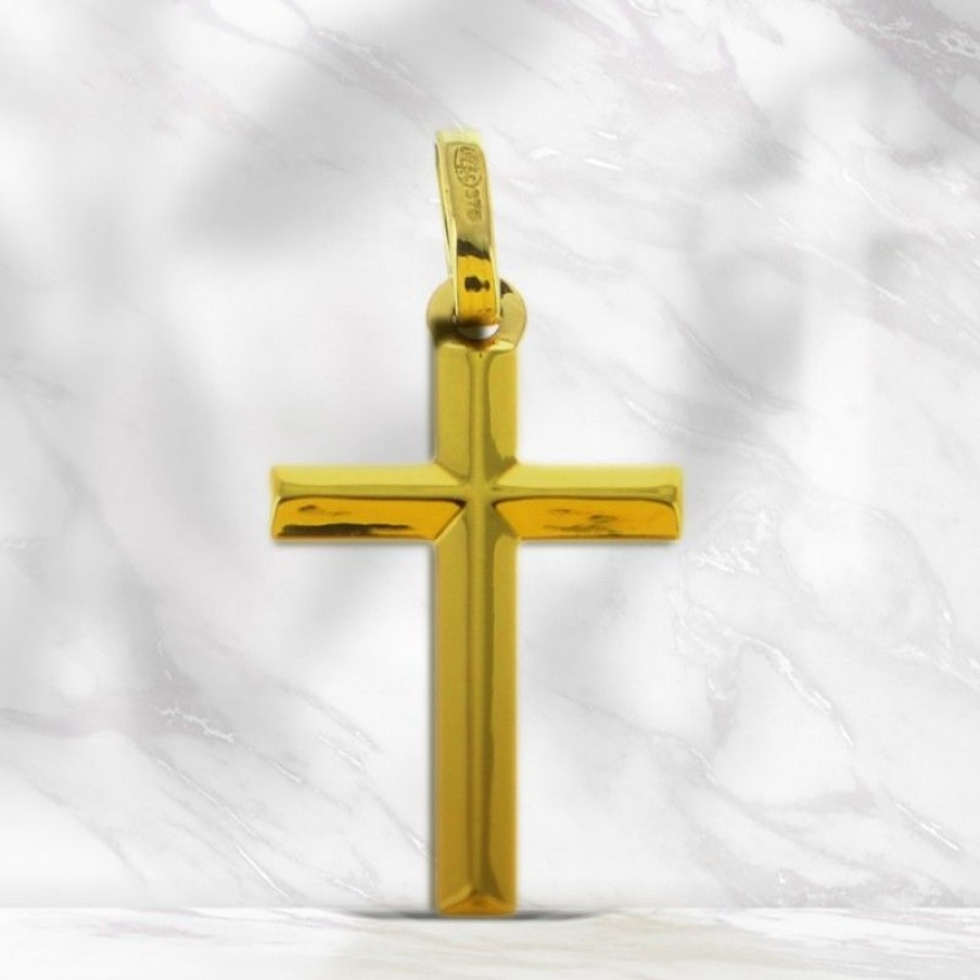 Palais du Rosaire Medaille Et Croix Or | Croix Chretienne En Or 9 Carats