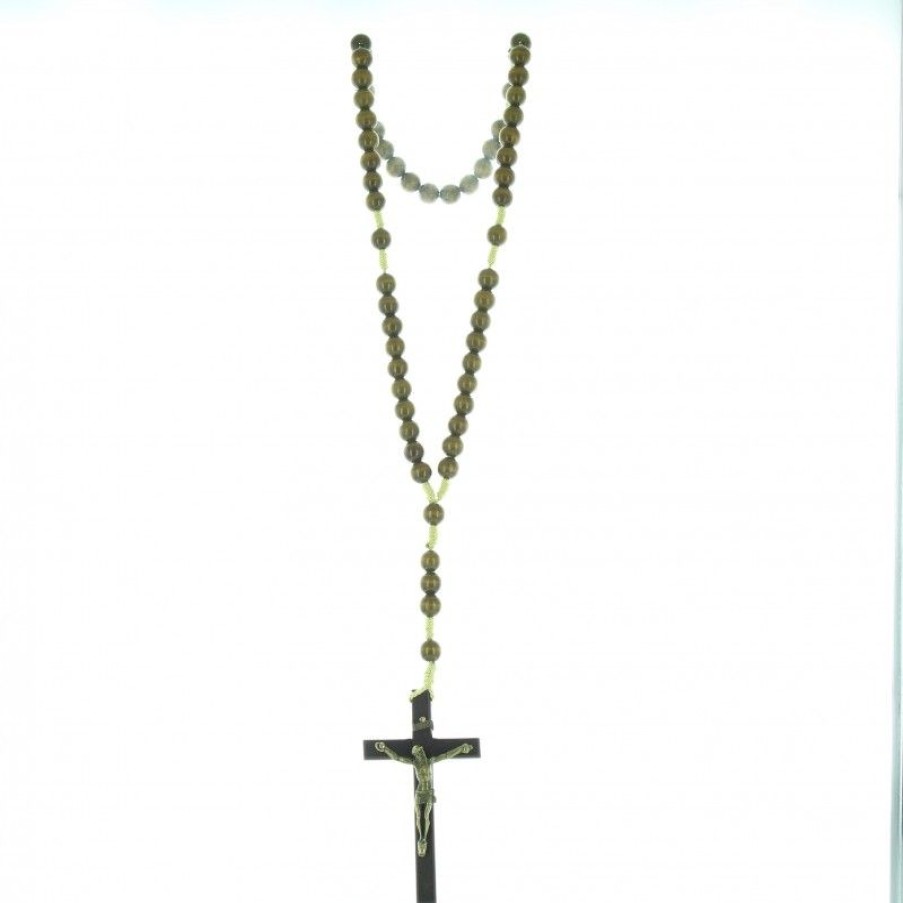 Palais du Rosaire Chapelet Mural | Grand Chapelet En Bois A Suspendre