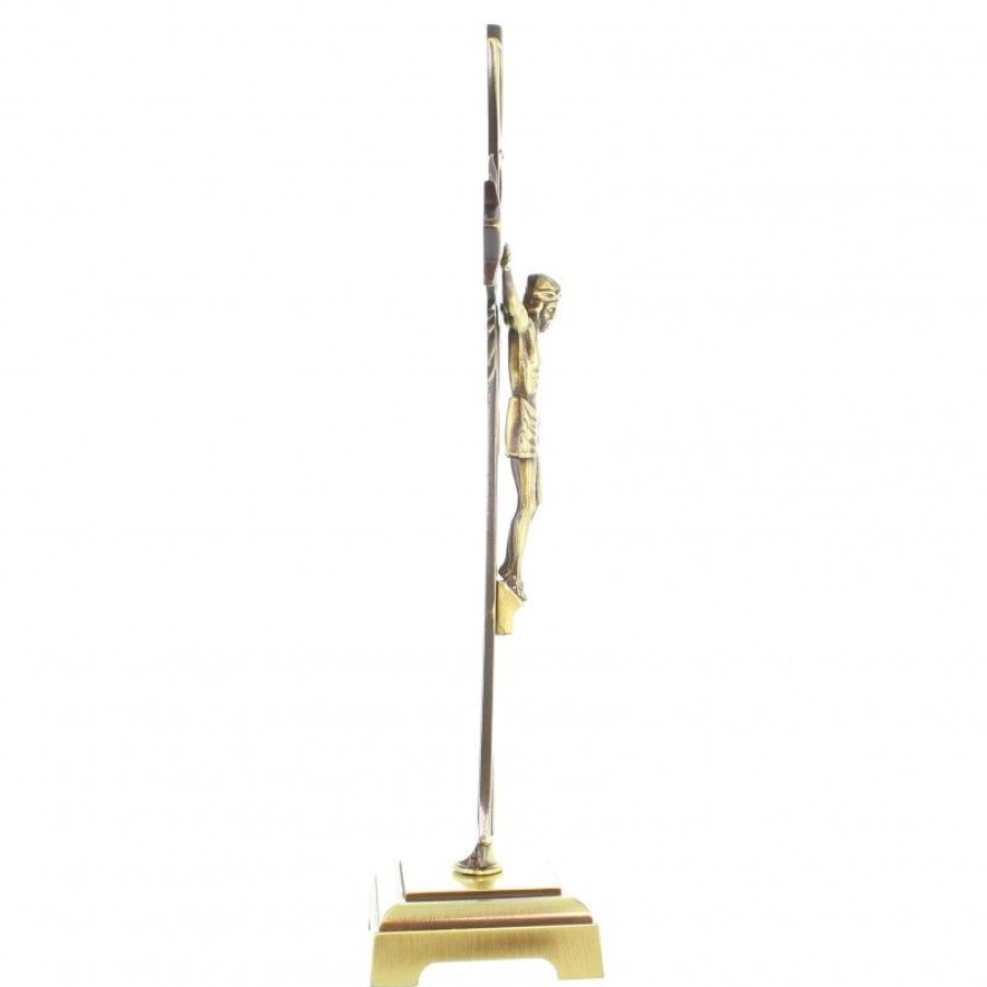 Palais du Rosaire Croix Religieuse | Croix En Metal 31Cm