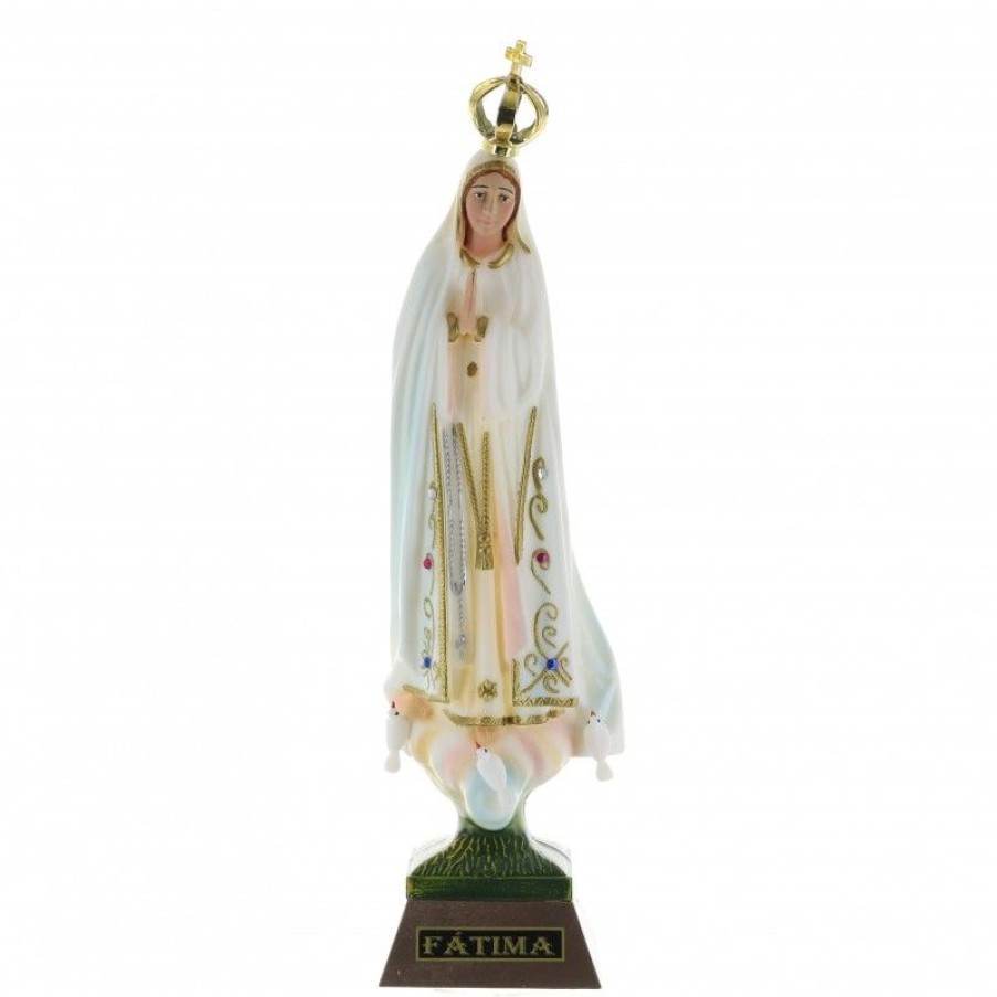 Palais du Rosaire Statue Vierge De Fatima | Statue De Notre Dame De Fatima 22Cm
