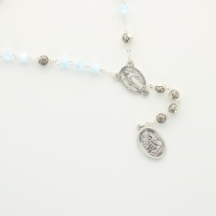 Palais du Rosaire Chapelet Verre | Chapelet De Saint Michel En Verre