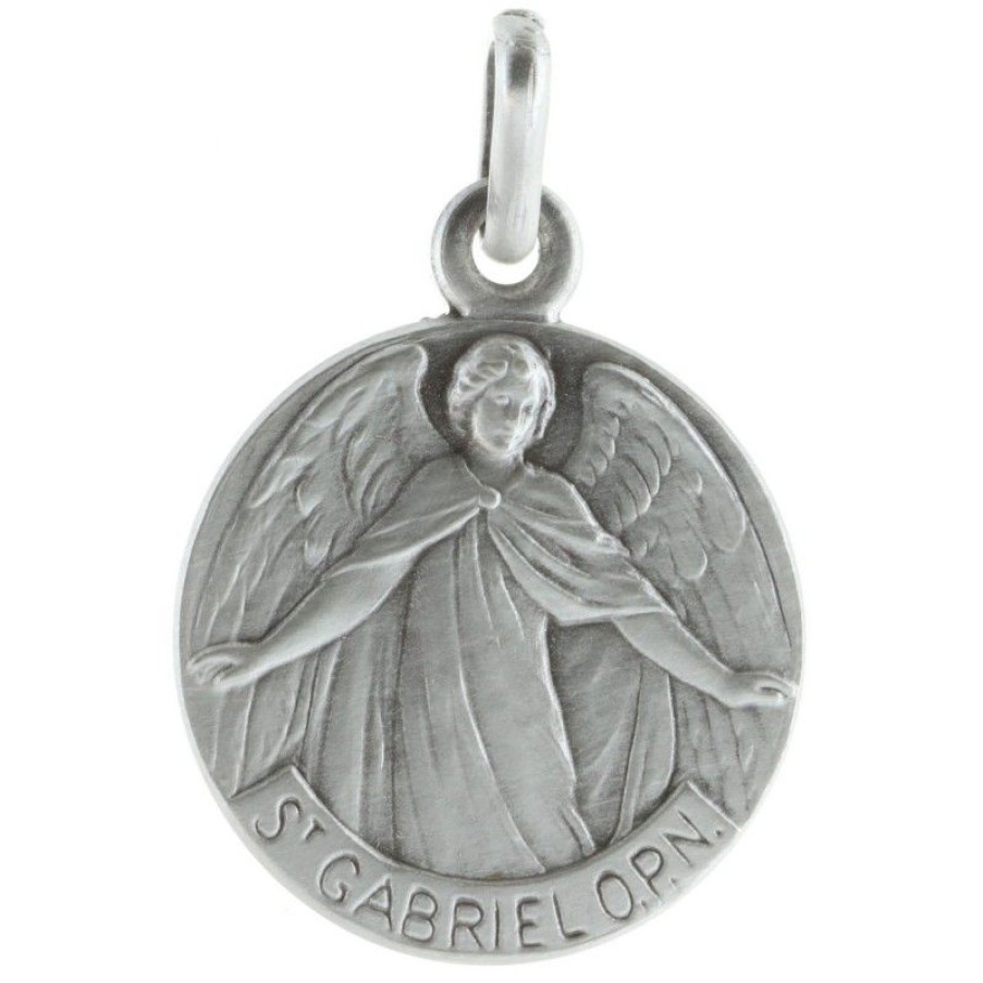 Palais du Rosaire Medaille Et Croix Metal | Medaille De Saint Gabriel Argentee