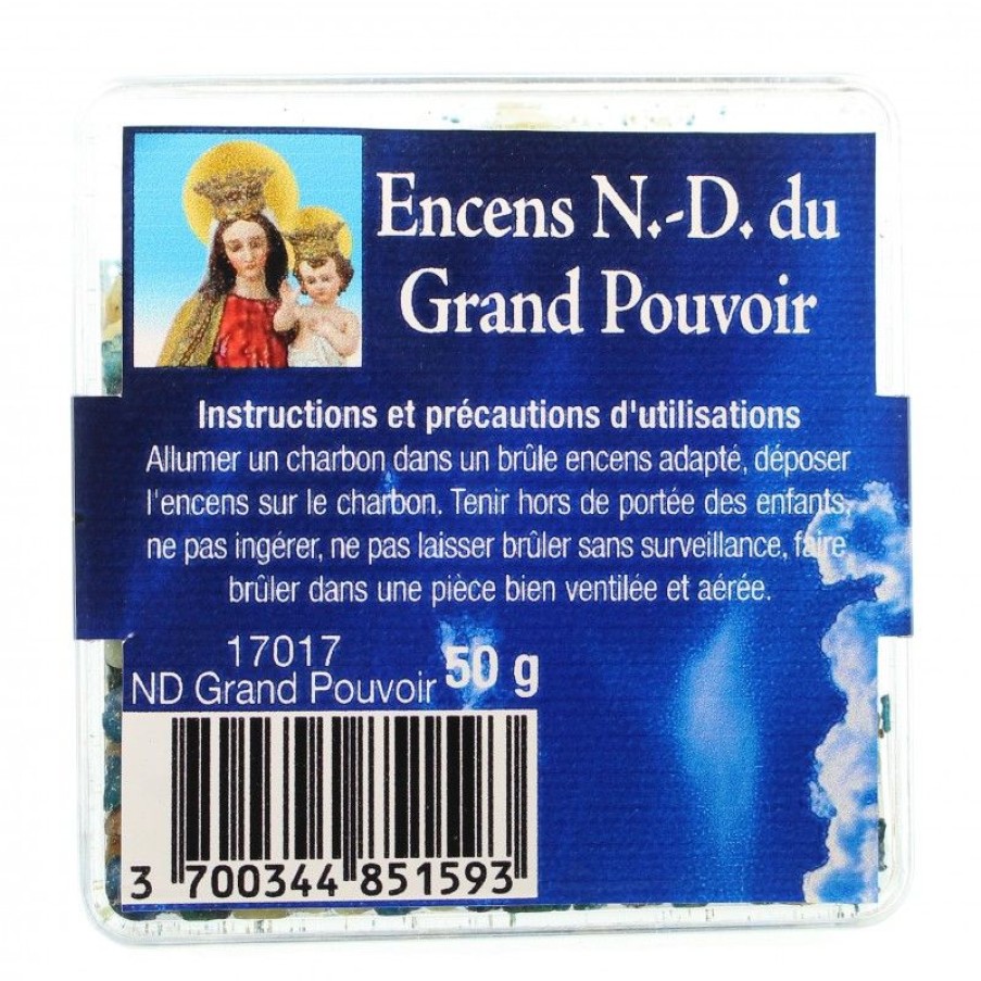 Palais du Rosaire Encens En Grains | Encens En Grains De Notre Du Dame Du Pouvoir De 50G