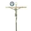 Palais du Rosaire Crucifix Metal | Crucifix Mural En Bronze 12,5Cm
