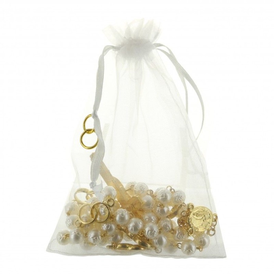 Palais du Rosaire Chapelet Metal | Chapelet De Mariage Dore Avec Grains En Forme De Rose
