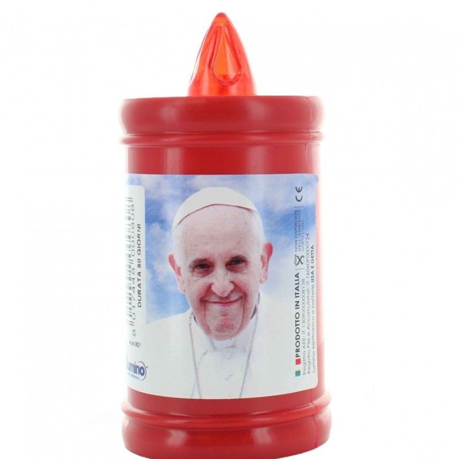 Palais du Rosaire Bougie Votive | Bougie Electrique Votive Rouge De L'Apparition