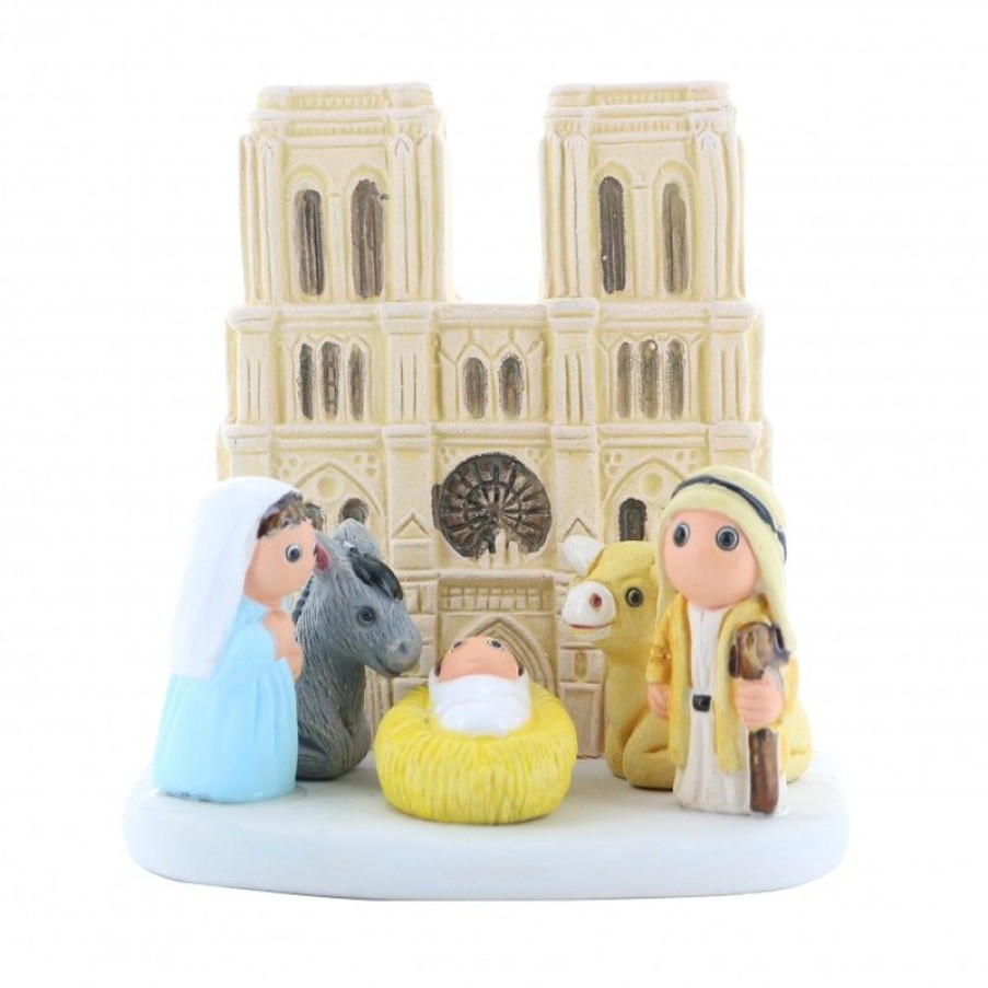 Palais du Rosaire Creche | Creche De Noel Notre Dame De Paris En Ceramique
