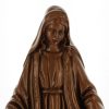 Palais du Rosaire Statue Vierge Miraculeuse | Statue Vierge Miraculeuse En Resine Effet Bronze 30Cm