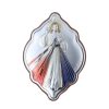 Palais du Rosaire Cadre Religieux | Cadre Bois Jesus Misericordieux Argente 7 X 10 Cm