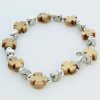 Palais du Rosaire Bracelet Fantaisie | Bracelet Elastique Avec Perles En Bois D'Olivier Et Croix