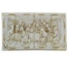 Palais du Rosaire Cadre Religieux | Cadre Cene En Resine Ivoire 46X26Cm