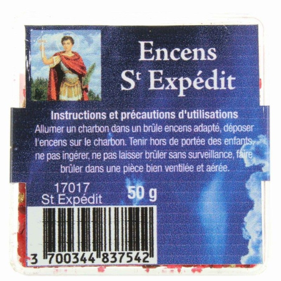 Palais du Rosaire Encens En Grains | Encens Religieux En Grains De Saint Expedit, 50Gr