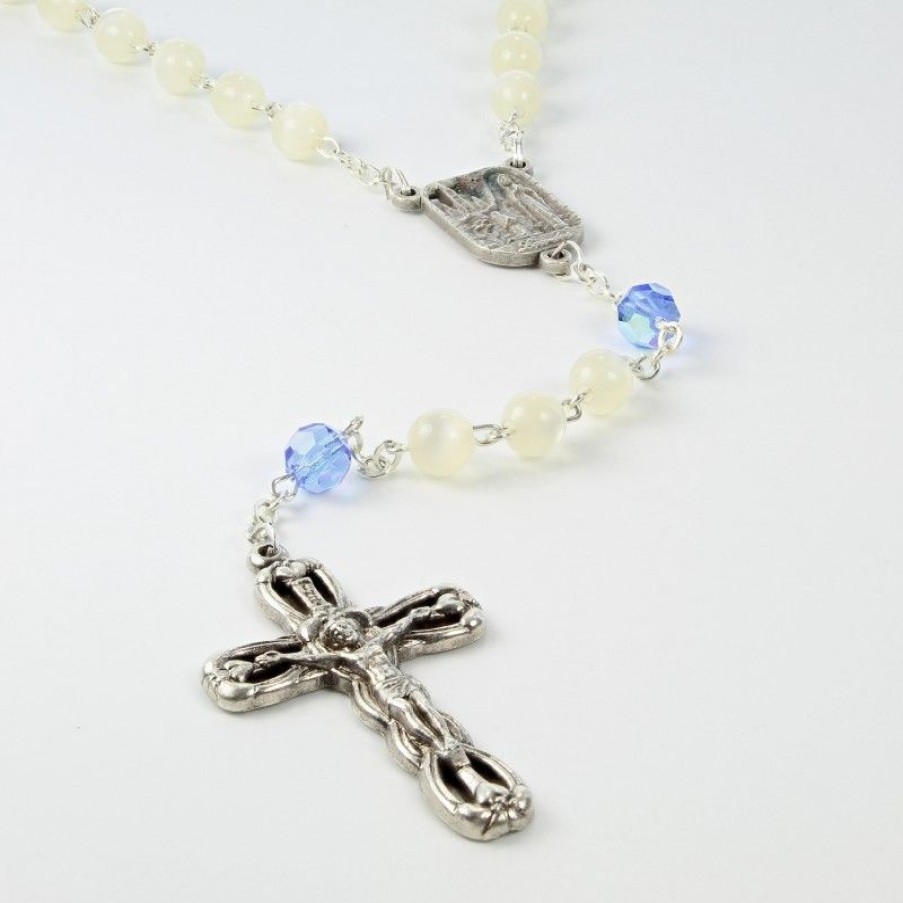 Palais du Rosaire Chapelet Resine | Chapelet En Resine Imitation Nacre